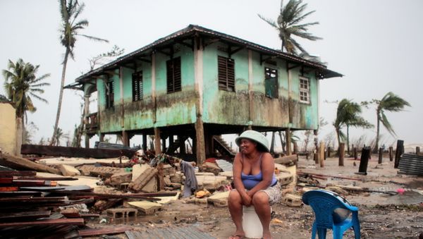 Consecuencias de la tormenta Iota Consecuencias de la tormenta Iota - Sputnik Mundo