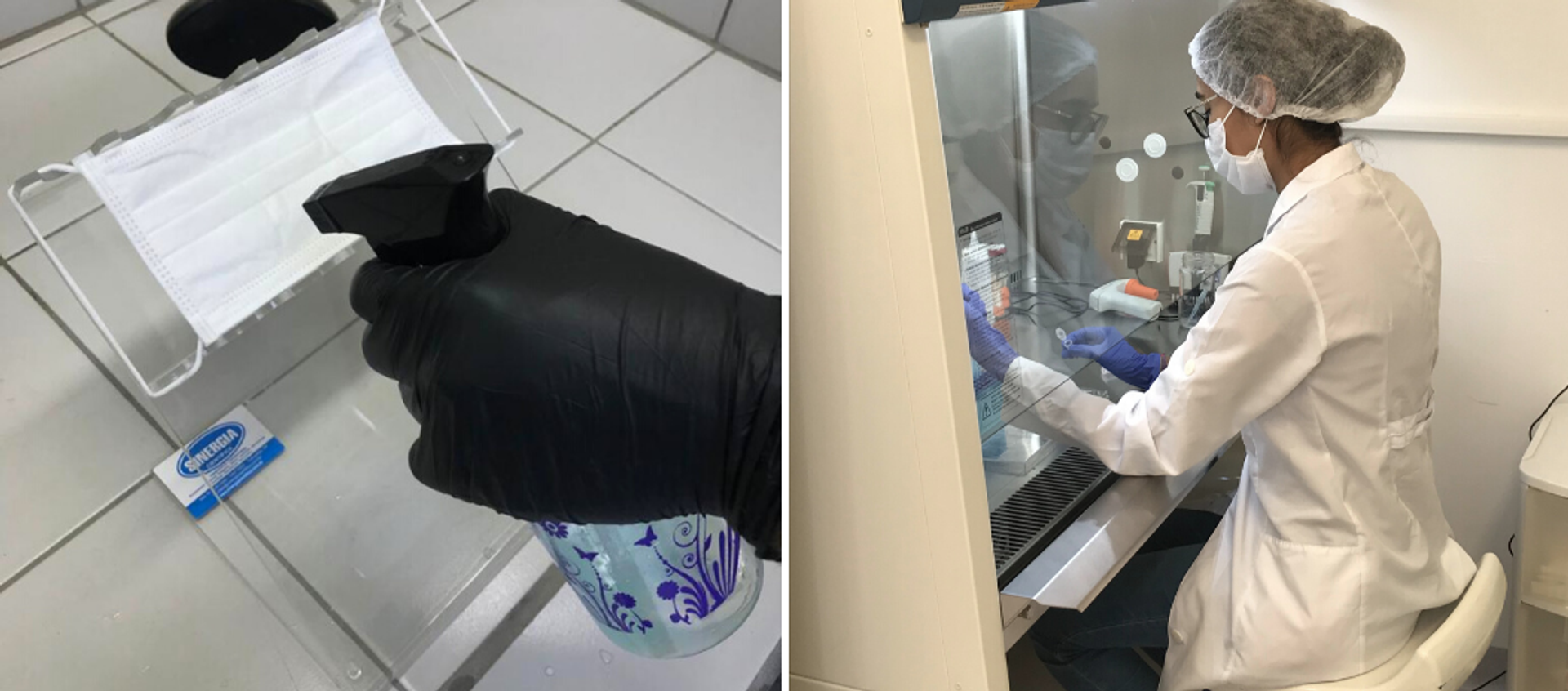 Científica de la Unicamp prueba el spray repelente de COVID-19 - Sputnik Mundo, 1920, 18.11.2020