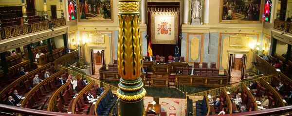 El pleno del Congreso de los Diputados durante el debate de la ley de Educación - Sputnik Mundo