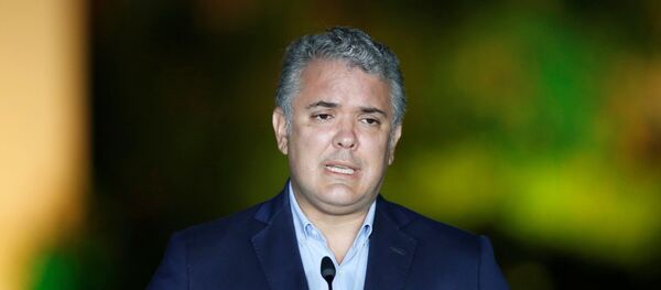 Iván Duque, presidente de Colombia - Sputnik Mundo