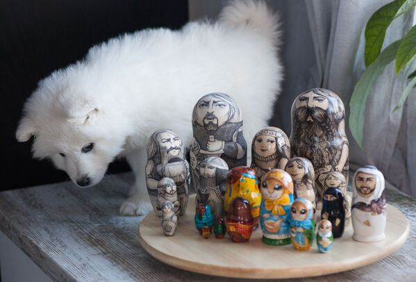 Desde 'Rapunzel' hasta 'Juego de Tronos': así son las matrioshkas de hoy - Sputnik Mundo