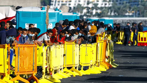 Migrantes en las Islas Canarias - Sputnik Mundo