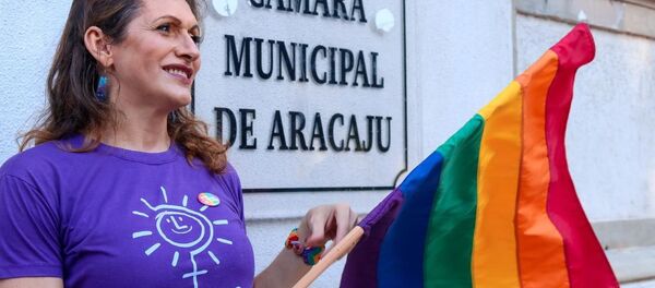 Linda Brasil, recién elegida concejala en Aracaju, capital del estado de Sergipe - Sputnik Mundo