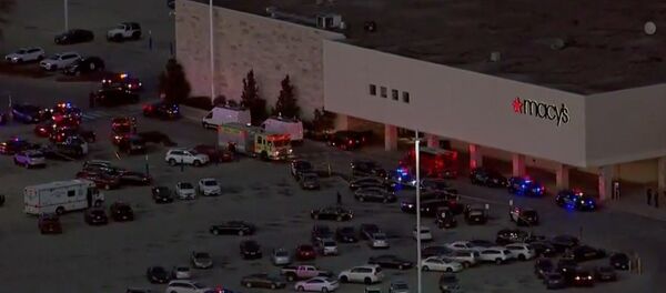 Captura de pantalla de un vídeo del tiroteo en Mayfair Wall, Wisconsin - Sputnik Mundo