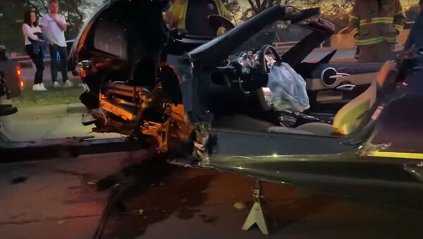 Un adolescente destroza el hipercoche Pagani Huayra de su padre Un adolescente destroza el hipercoche Pagani Huayra de su padre - Sputnik Mundo