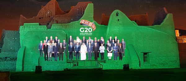 Foto grupal para la cumbre anual del G20 - Sputnik Mundo