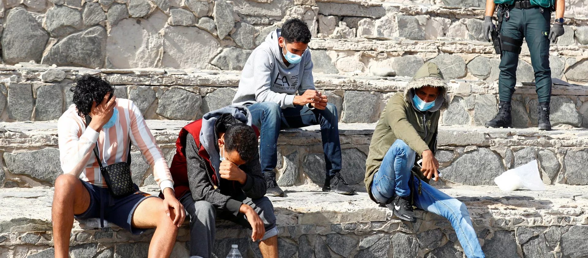 Migrantes en las Islas Canarias Migrantes en las Islas Canarias - Sputnik Mundo, 1920, 09.02.2021