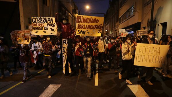 Protestas en Perú - Sputnik Mundo