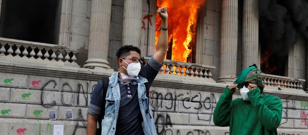 Protestas en Guatemala - Sputnik Mundo