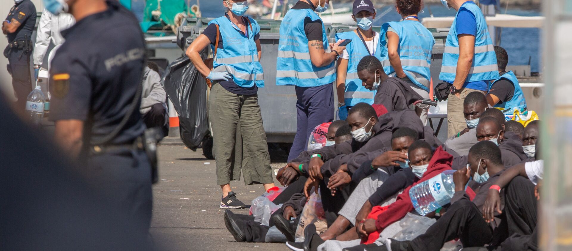 Migrantes en las Islas Canarias - Sputnik Mundo, 1920, 30.11.2020