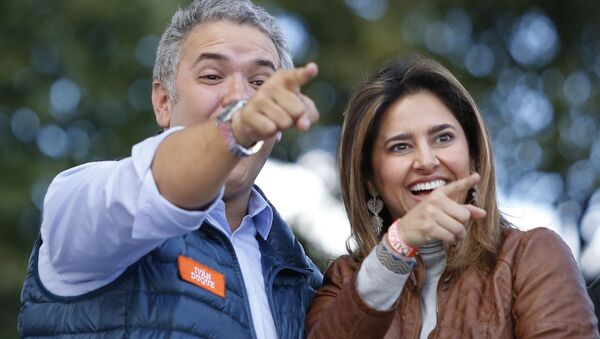 María Juliana Ruiz, esposa del presidente de Colombia, Iván Duque - Sputnik Mundo