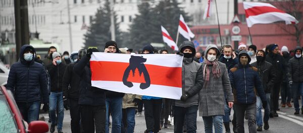Protestas en Minsk - Sputnik Mundo