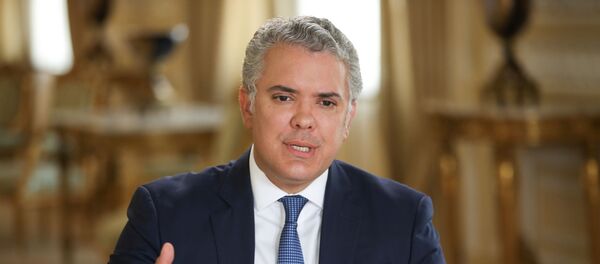 Iván Duque, presidente de Colombia - Sputnik Mundo