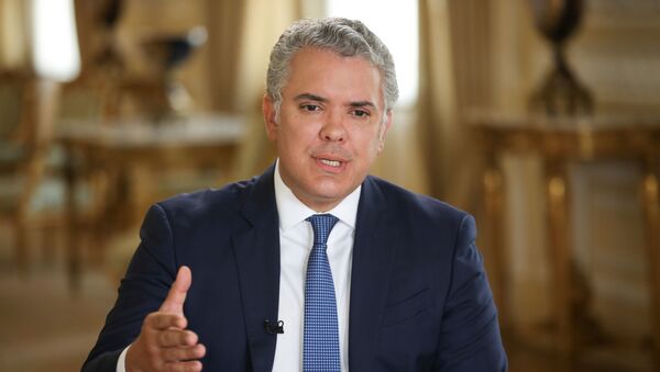 Iván Duque, presidente de Colombia - Sputnik Mundo