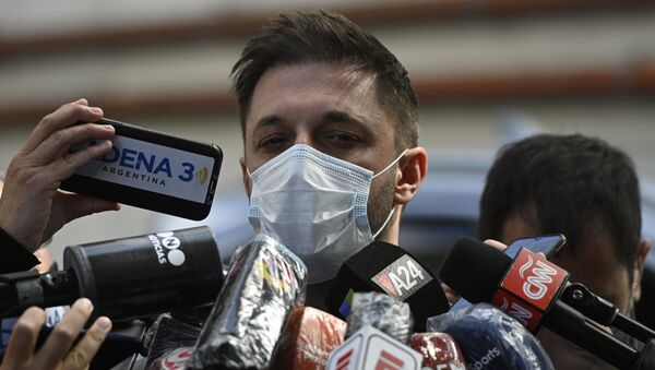 El abogado del exfutbolista argentino Diego Maradona, Matías Morla El abogado del exfutbolista argentino Diego Maradona, Matías Morla - Sputnik Mundo