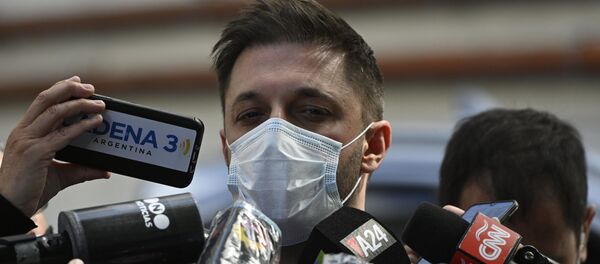 El abogado del exfutbolista argentino Diego Maradona, Matías Morla - Sputnik Mundo