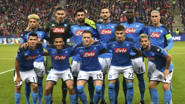 Jugadores del club de fútbol Napoli - Sputnik Mundo