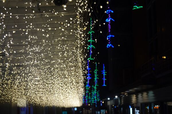 Luces de Navidad en Madrid  - Sputnik Mundo