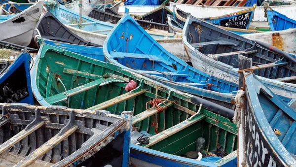Pateras de los migrantes en las Islas Canarias, España