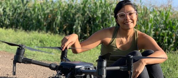 Leticia Ramírez y Drone Domain - Sputnik Mundo