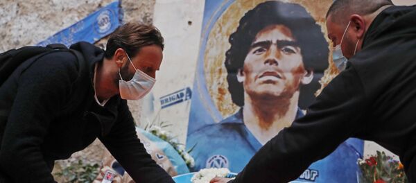 Homenaje a Diego Maradona - Sputnik Mundo