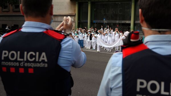 Imagen referencial Mossos d'Esquadra - Sputnik Mundo