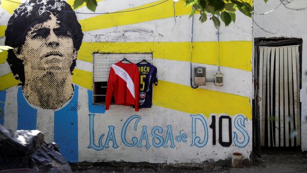 La casa de Maradona en Villa Fiorito, Buenos Aires - Sputnik Mundo