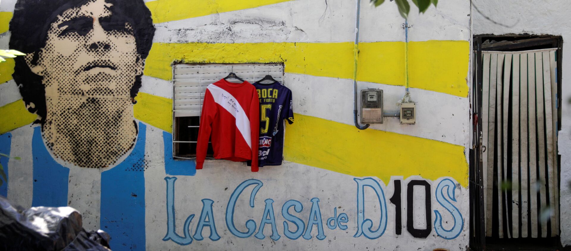 La casa de Maradona en Villa Fiorito, Buenos Aires - Sputnik Mundo, 1920, 28.11.2020