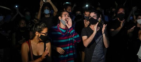 Protesta en La Habana - Sputnik Mundo