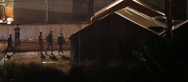 Campamento de Arguineguín en Canarias - Sputnik Mundo