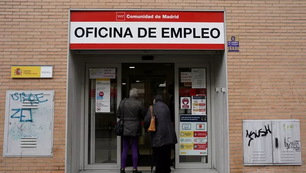Oficina de empleo en Madrid - Sputnik Mundo