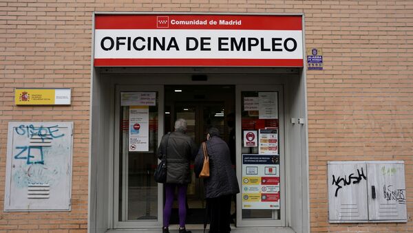 Oficina de empleo en Madrid - Sputnik Mundo