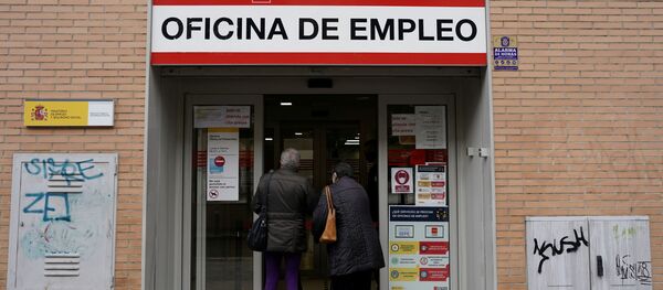 Oficina de empleo en Madrid - Sputnik Mundo