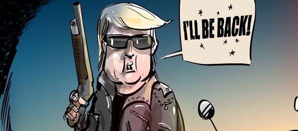 I'll be back: Trump insinúa su candidatura para las presidenciales de EEUU en 2024 - Sputnik Mundo