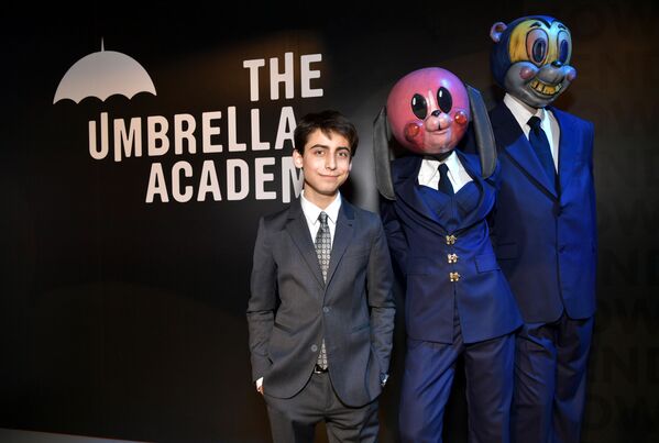 El séptimo lugar fue para Aidan Gallagher de 'Umbrella Academy'.  - Sputnik Mundo