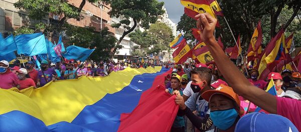 Acto de cierre de campaña de Gran Polo Patriótico en Caracas - Sputnik Mundo