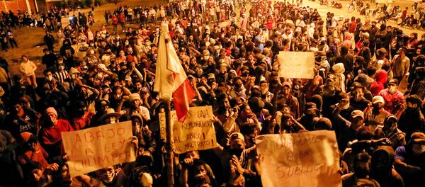 Protestas en Perú - Sputnik Mundo