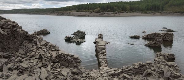 Pueblo inundado de Oliegos en León - Sputnik Mundo