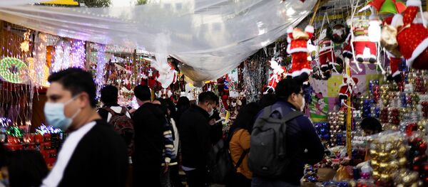 Feria navideña en La Paz - Sputnik Mundo