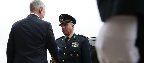 Secretario de Defensa de EEUU, James Mattis, recibe a su homólogo mexicano, Salvador Cienfuegos Zepeda, en Pentágono (2017) - Sputnik Mundo