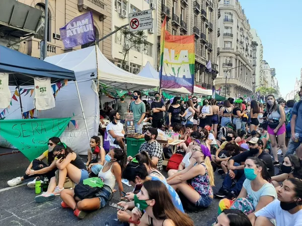 Manifestaciones a favor de la legalización del aborto en Argentina. Manifestaciones a favor de la legalización del aborto en Argentina. - Sputnik Mundo