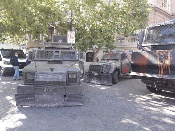 Manifestaciones en Chile por las víctimas de la dictadura y el estallido social - Sputnik Mundo