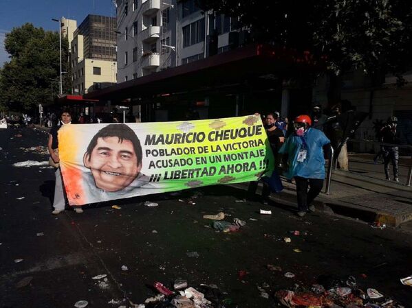 Manifestaciones en Chile por las víctimas de la dictadura y el estallido social - Sputnik Mundo