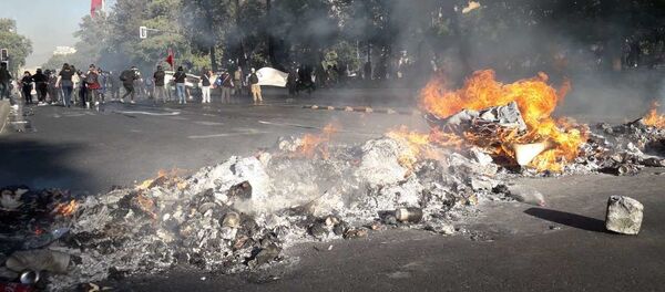 Manifestaciones en Chile por las víctimas de la dictadura y el estallido social - Sputnik Mundo