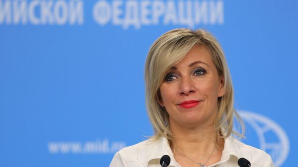 María Zajárova, portavoz del Ministério de Exteriores de Rusia María Zajárova, portavoz del Ministério de Exteriores de Rusia - Sputnik Mundo