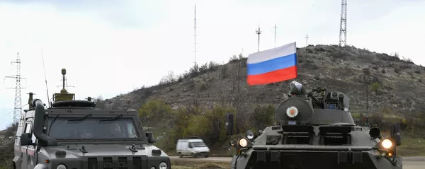 Fuerzas de mantenimiento de la paz rusas en Nagorno Karabaj Fuerzas de mantenimiento de la paz rusas en Nagorno Karabaj - Sputnik Mundo