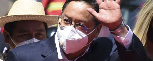 Luis Arce, presidente de Bolivia - Sputnik Mundo