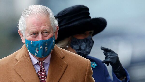 El príncipe Carlos junto a Camila de Cornualles - Sputnik Mundo