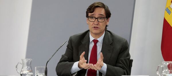 El ministro de Sanidad de España, Salvador Illa El ministro de Sanidad de España, Salvador Illa - Sputnik Mundo