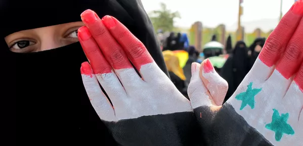 Una mujer participa de una protesta antigubernamental en Sanaa, Yemen, el 4 de noviembre de 2011. Una mujer participa de una protesta antigubernamental en Sanaa, Yemen, el 4 de noviembre de 2011. - Sputnik Mundo